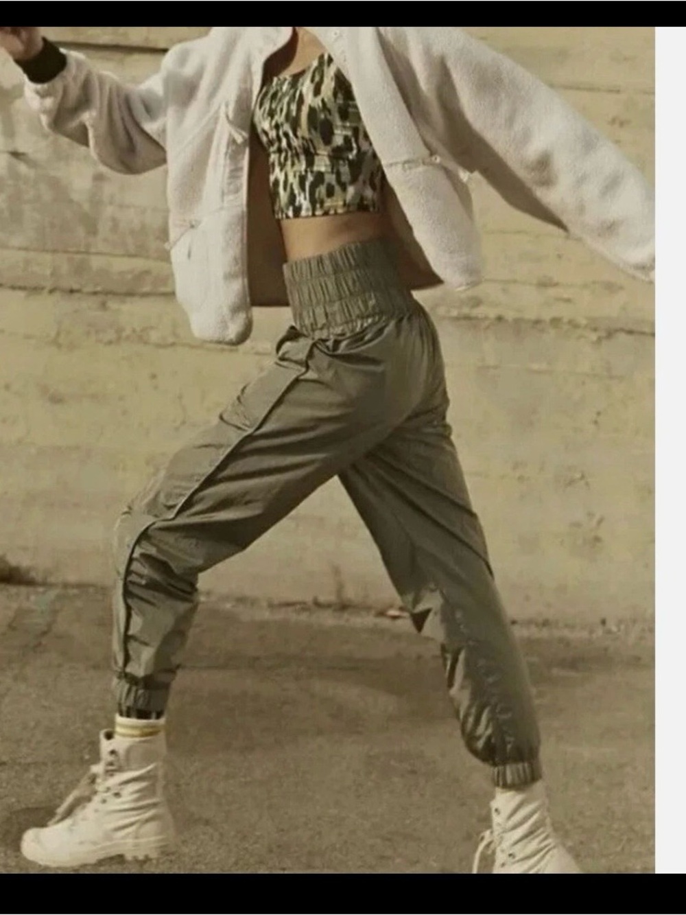FP Movement The Way Home Olive
Green Jogger Pants S